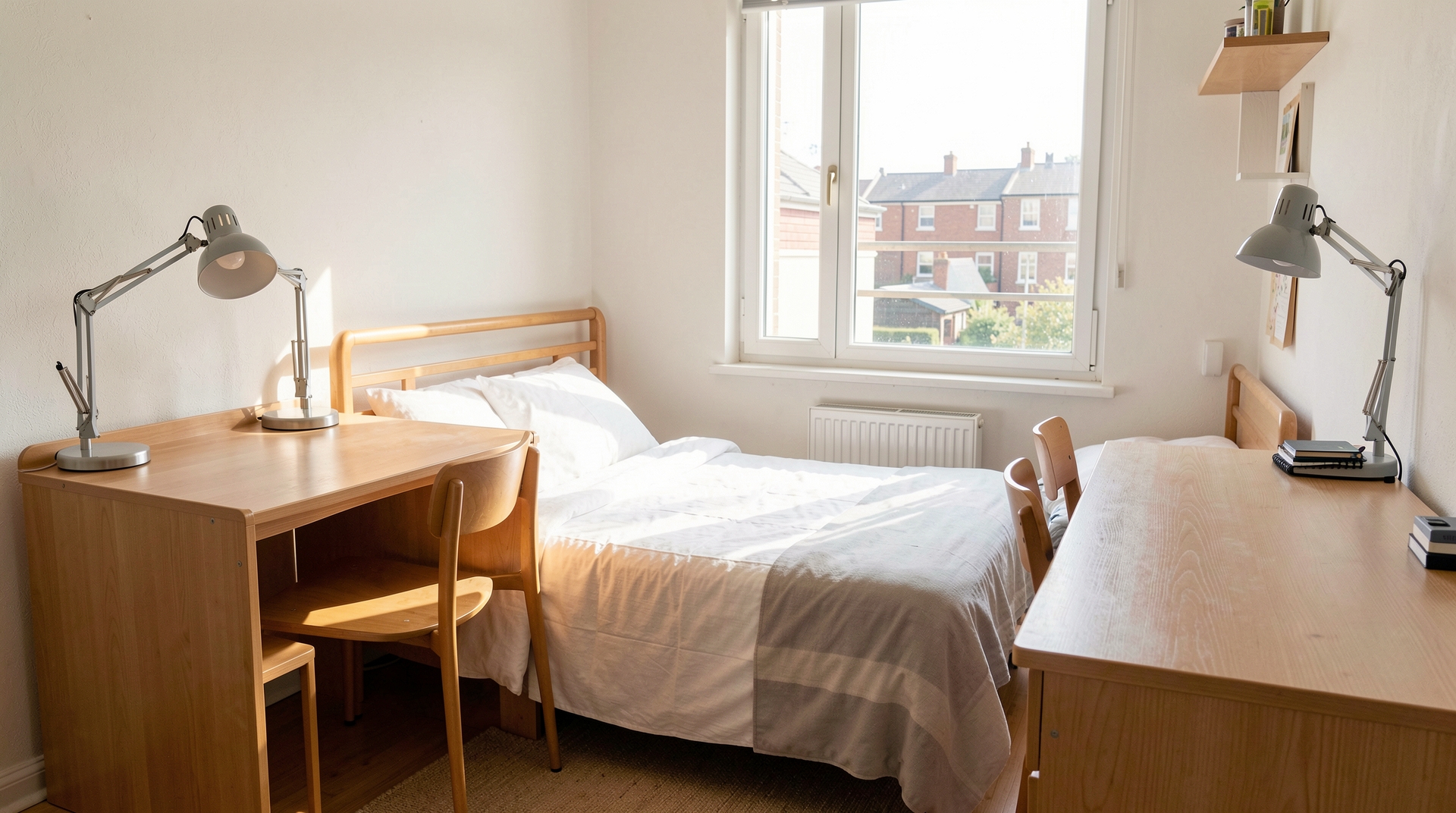 Cómo mostrar las habitaciones de una residencia universitaria a estudiantes que viven lejos