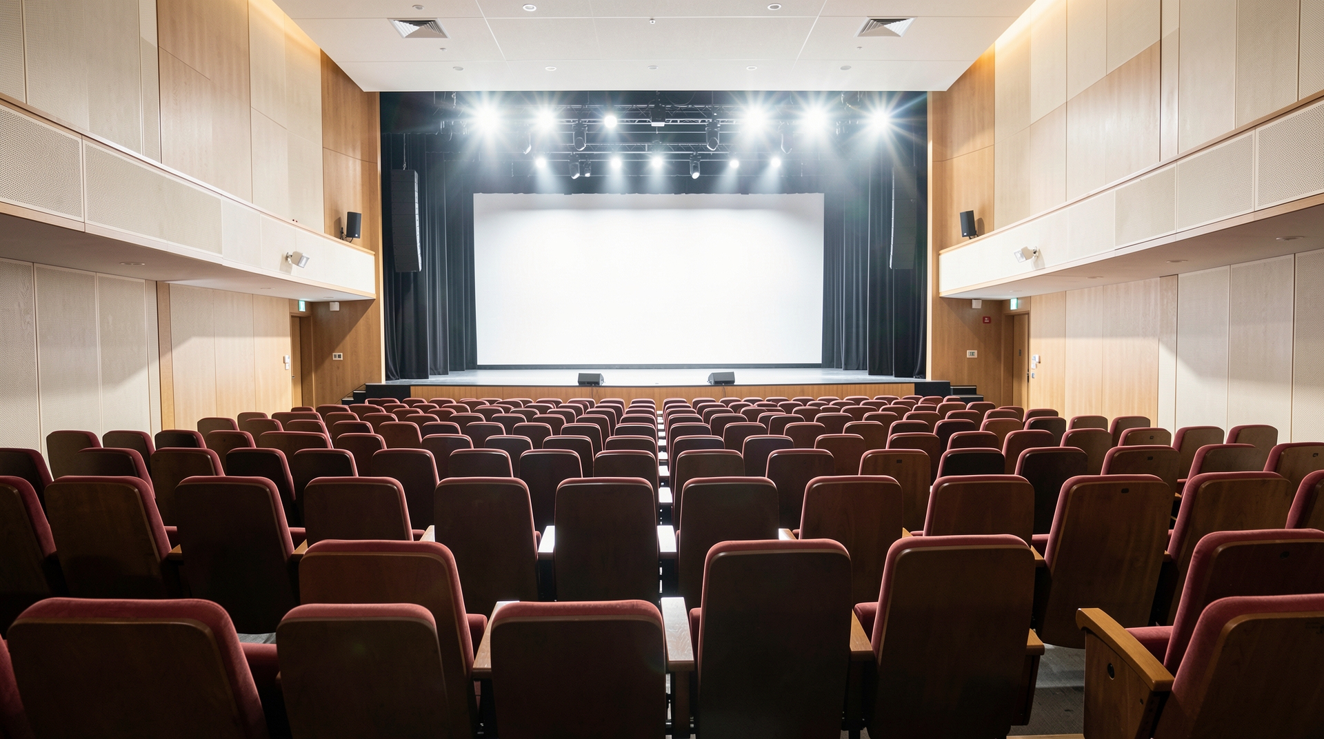 Una manera clara de mostrar la vista desde cada asiento en un auditorio