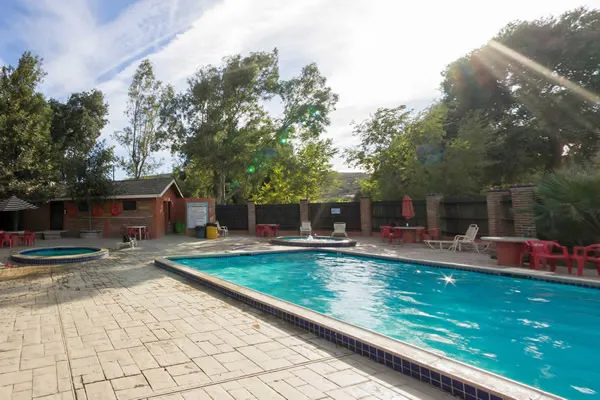 Foto 360 de alberca en Rancho Ojai